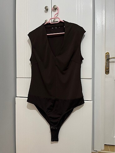H&M kahverengi bodysuit