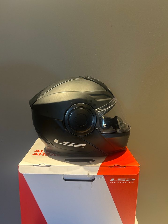 LS2 Scope Siyah  Motosiklet Kaskı - Görsel 4