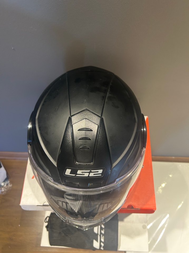 LS2 Scope Siyah  Motosiklet Kaskı - Görsel 5