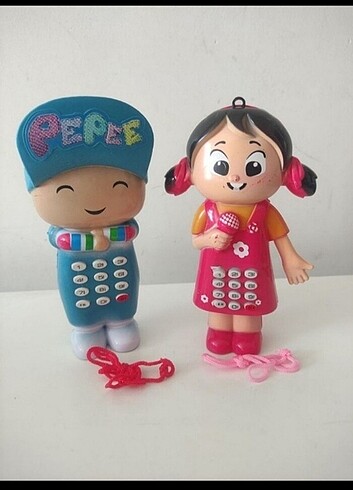 15 cm Niloya ve Pepee oyuncak telefonu