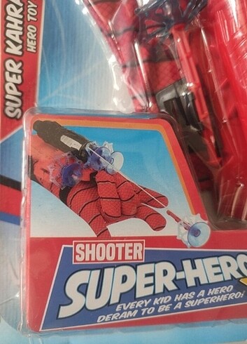 Spiderman Hero Vantuz fırlatan eldiven