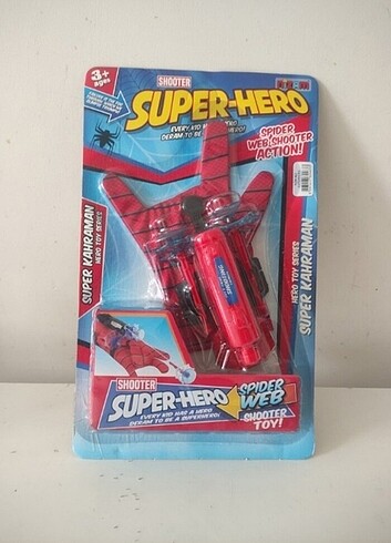 Spiderman Hero Vantuz fırlatan eldiven
