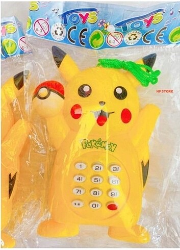  15cm PİKACHU SESLİ OYUNCAK TELEFON