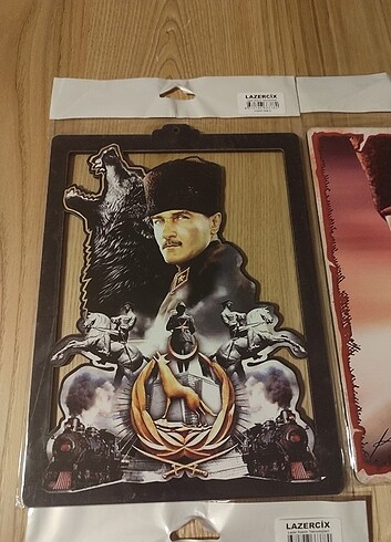  Beden çeşitli Renk Mustafa Kemal Atatürk Özel 6 adet Çerçeve