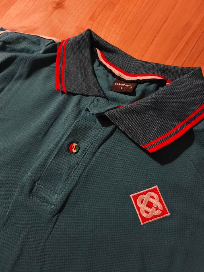 Casablanca Polo Yaka Erkek T-shirti - Görsel 2