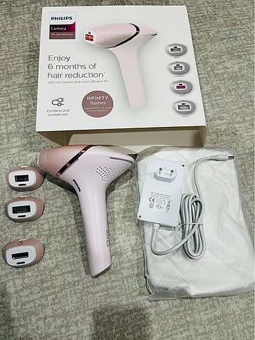 Philips lumea 4 başlıklı sınırsız atış