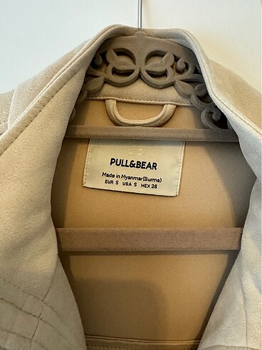 s Beden pullbear süet ceket