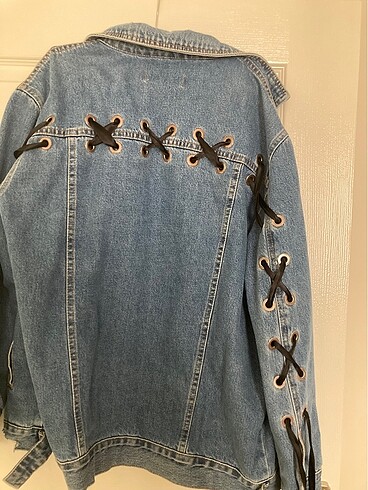 m Beden Kadın Oversize kot ceket