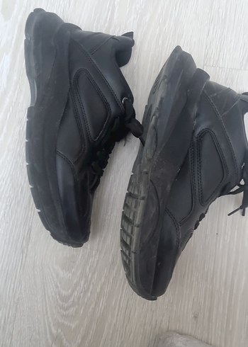 39 Beden siyah Renk Nine West Siyah Kadın Spor Ayakkabı Dolgu Topuklu