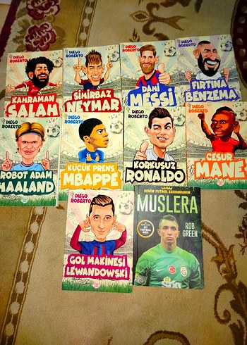 Futbolcu Karikatürlü Spor Kitapları Seti