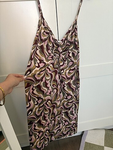 m Beden H&M retro elbise
