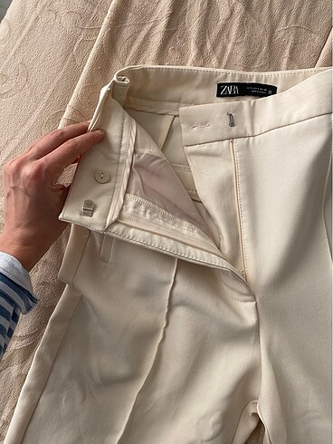 Zara krem pensli Smart pantolon