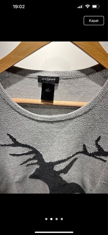 Ann Taylor Ann Taylor rahat kesim ince kazak