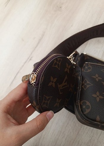 Louis Vuitton Kahverengi Deri Kadın Çapraz Çanta