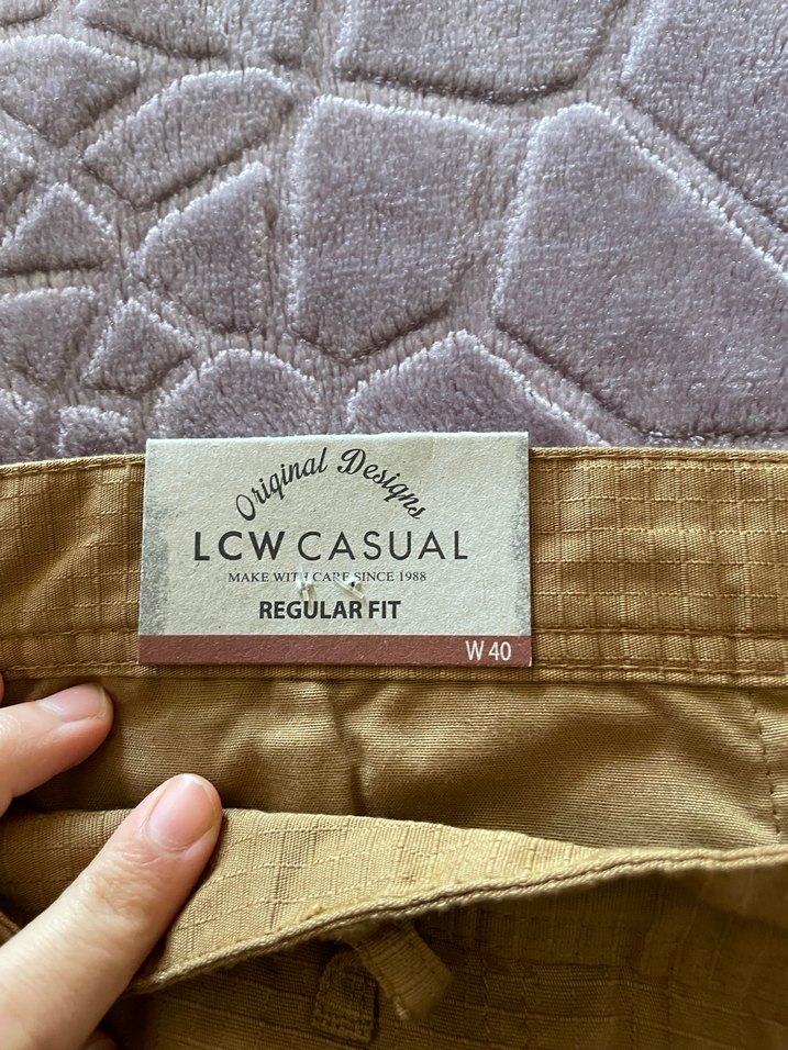 Kemerli Erkek Kahverengi Mini Şort - Görsel 3