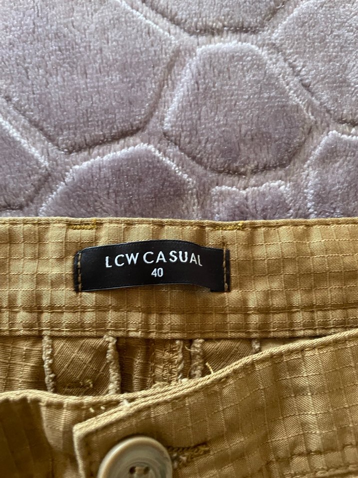 Kemerli Erkek Kahverengi Mini Şort - Görsel 4