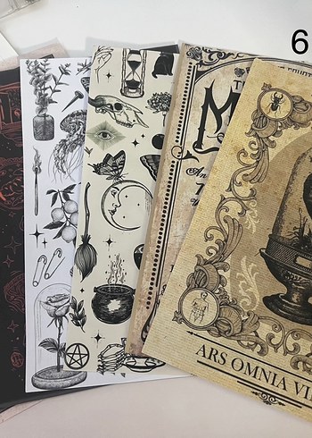  Beden Scrapbook-Journal Kağıtlar