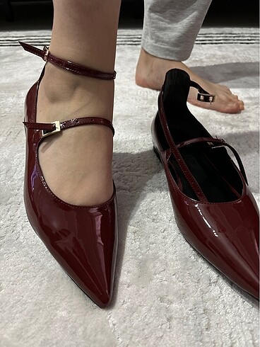 39 Beden bordo Renk Ayakkabı