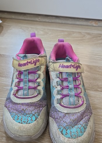 Skechers Kız Çocuk Çok Renkli Bağcıksız Spor Ayakkabı