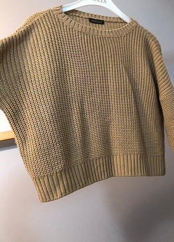 universal Beden camel Renk Crop Kazak