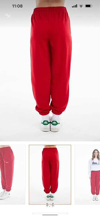 s Beden Eszy Clothes kırmızı eşofman altı