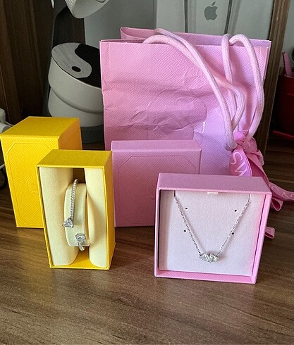 Swarovski kolye bileklik