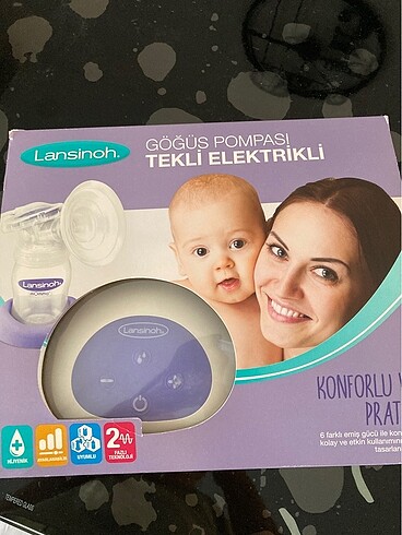 Lansinoh elektrikli göğüs pompası