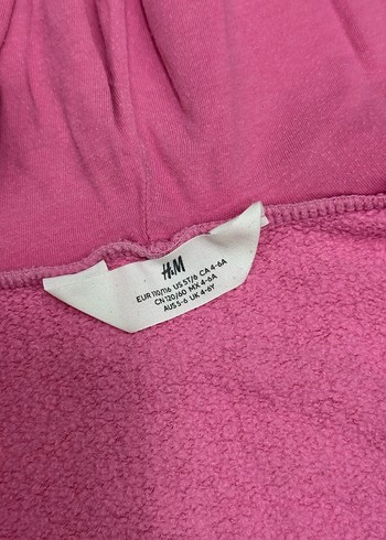 H&M H&M Pembe Kapüşonlu Fermuarlı Eşofman Takımı