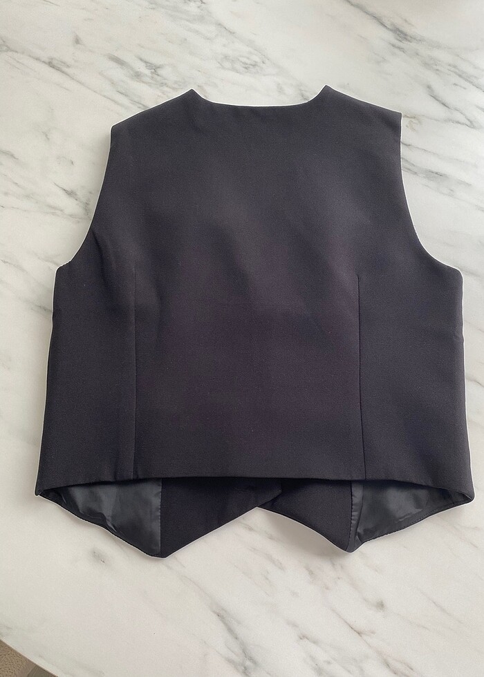 Milla siyah yelek - Görsel 4