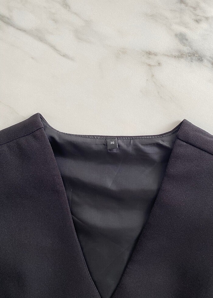 Milla siyah yelek - Görsel 5