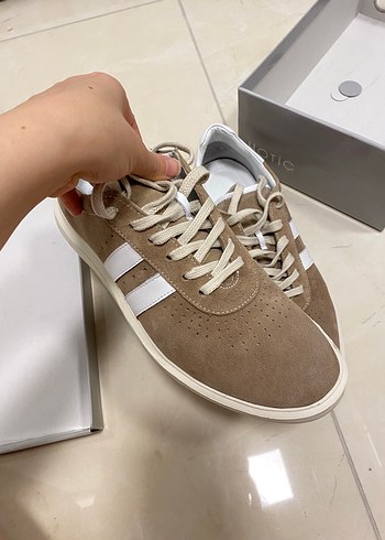 Bej Süet Erkek Spor Ayakkabı - Görsel 3