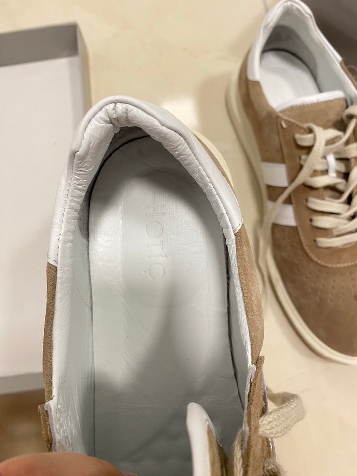 Bej Süet Erkek Spor Ayakkabı - Görsel 5