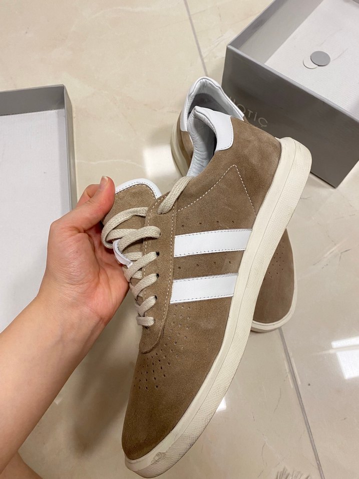 Bej Süet Erkek Spor Ayakkabı - Görsel 4