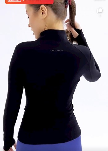 Fermuarlı Siyah Dar Kesim Uzun Kollu ceket - Görsel 4