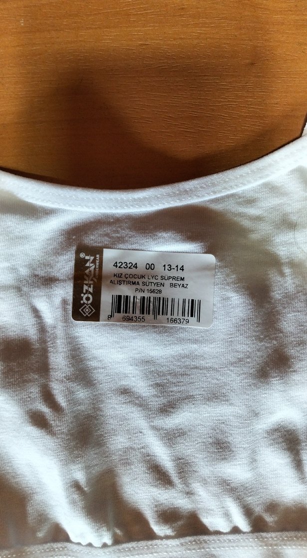 Beyaz Kız Çocuk Sütyen - Görsel 4