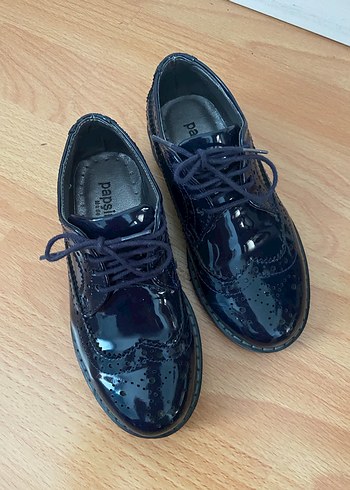 Parlak Lacivert Erkek çocuk Özel Gün Ayakkabısı - Görsel 4