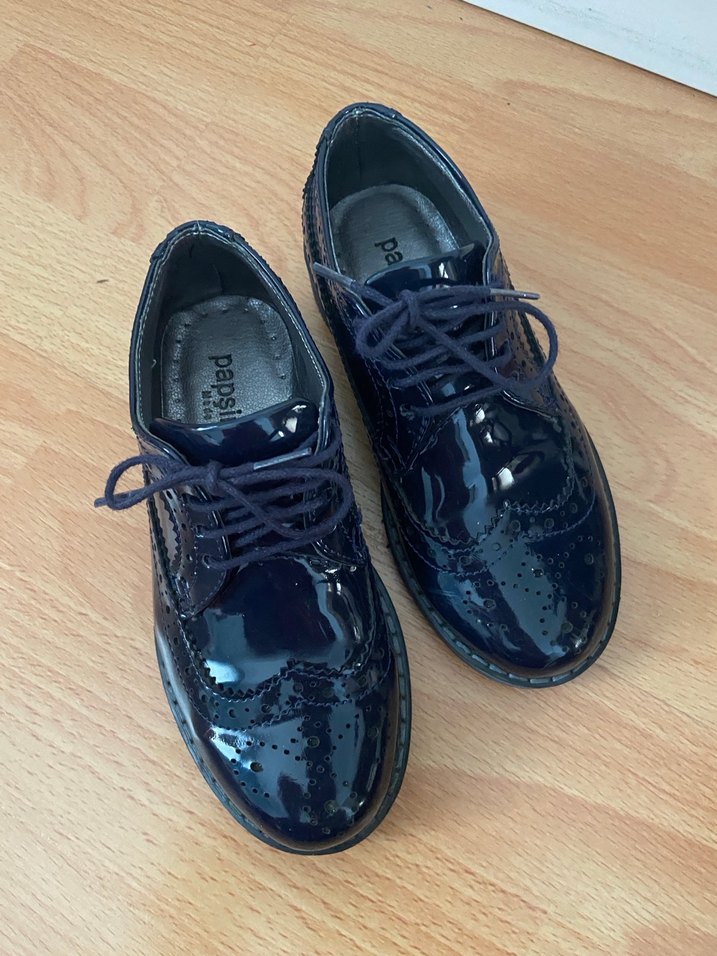 Parlak Lacivert Erkek çocuk Özel Gün Ayakkabısı - Görsel 4