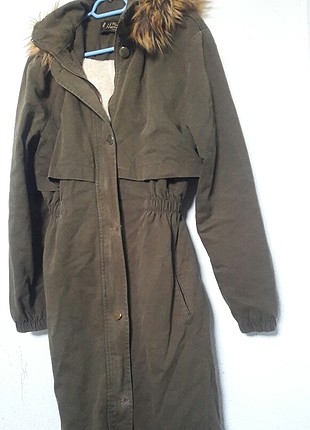 haki yeşil Parka