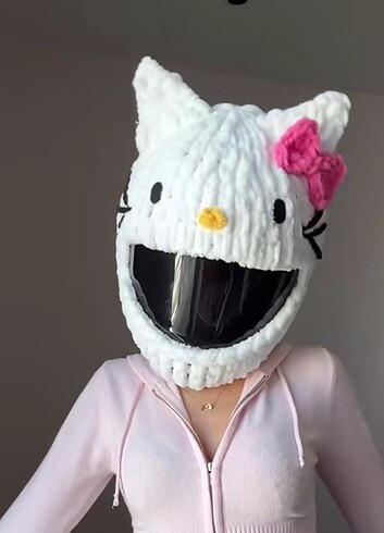 Puffy motosiklet kask başlığı 