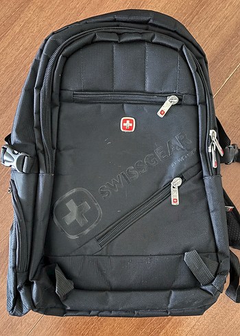 Samsonite Siyah Swissgear Cok Bolmeli Sirt Cantasi