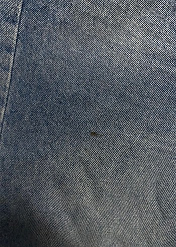 H&M Yırtık Detaylı Kadın Mavi Loose Fit Kot Pantolon