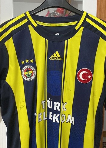 İmzalı Adidas Fenerbahçe Forma Tişörtü