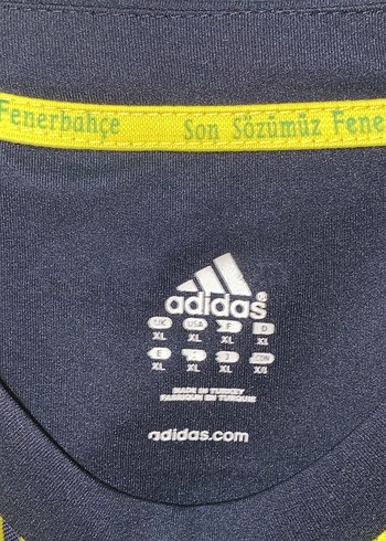 xl Beden İmzalı Adidas Fenerbahçe Forma Tişörtü