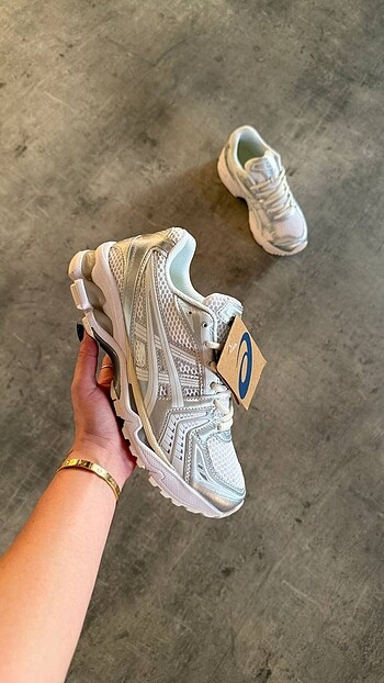 Asics Gel Kayano 14 Silver White