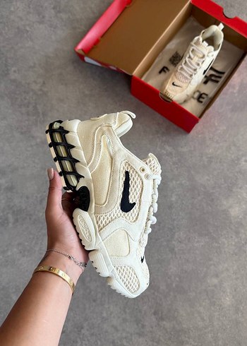 Nike X Stussy Air Zoom Spiridon Caged 2 Fossil