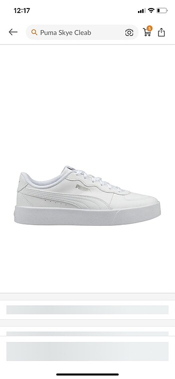 Puma kadın skye clean ayakkabı