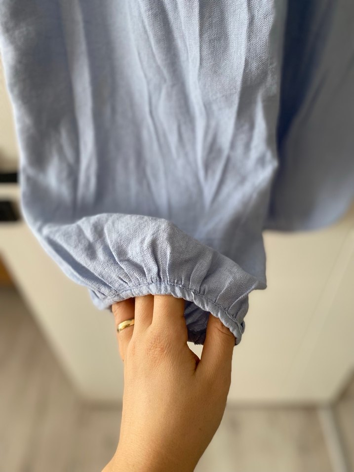 Mavi Bohem Rahat Keten Kadın Pantolon - Görsel 2