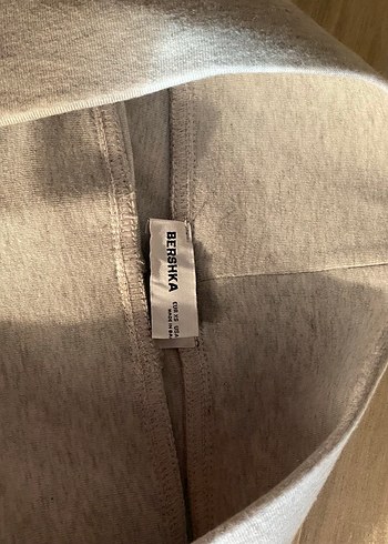 Bershka Gri Kadın Mini Şort