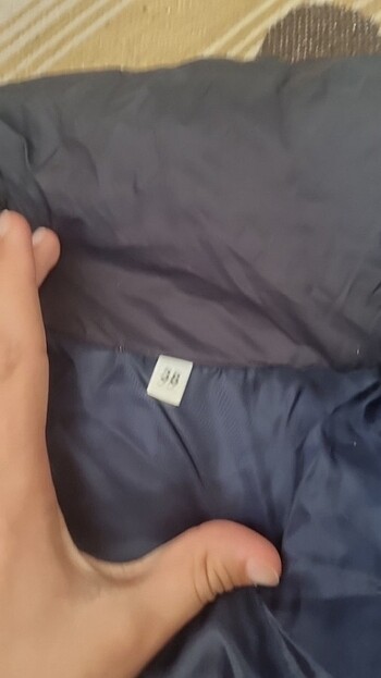38 Beden lacivert Renk Kadın mont 