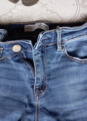 9 Yaş Beden mavi Renk Dar Pantolon
